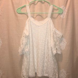 Altar’s State lace off the shoulder